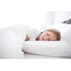 White Duck Down & Feather Pillow- Pillows with Soft-Medium Support