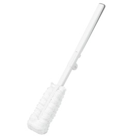 Mameita KB-482 Bottle Wash, White (Extended) Width 1.4 x Depth 1.2 x Height 11.1 inches (3.5 x 3 x 28.2 cm), Mini Bottle Wash, Compact, Storage, Foaming Net Sponge