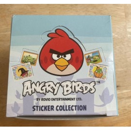 2012 Angry Birds Album Sticker Trading Card Box 50 Packs Rovio