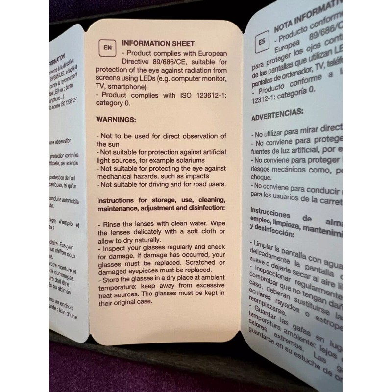 Mad Eyes READING GLASSES -NIB - MADEYES BLUE BLOCKER NON-GLARE