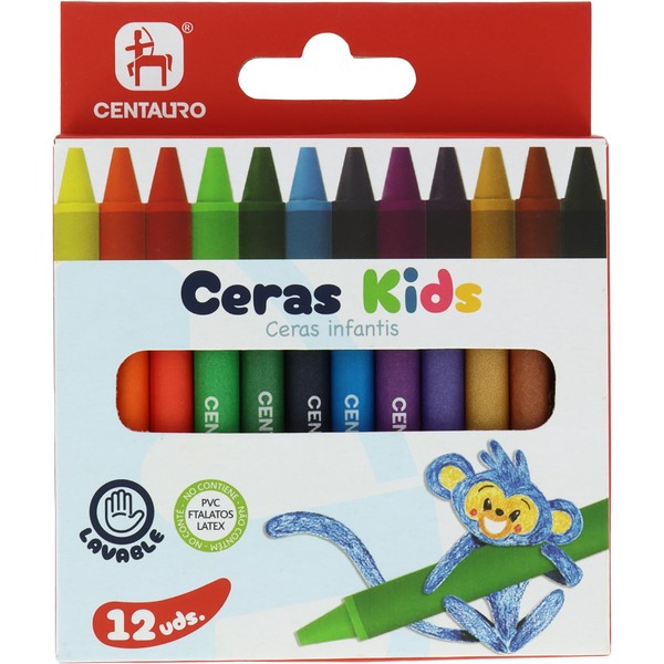 Centauro - Box of 12 Colouring Pencils for Kids with