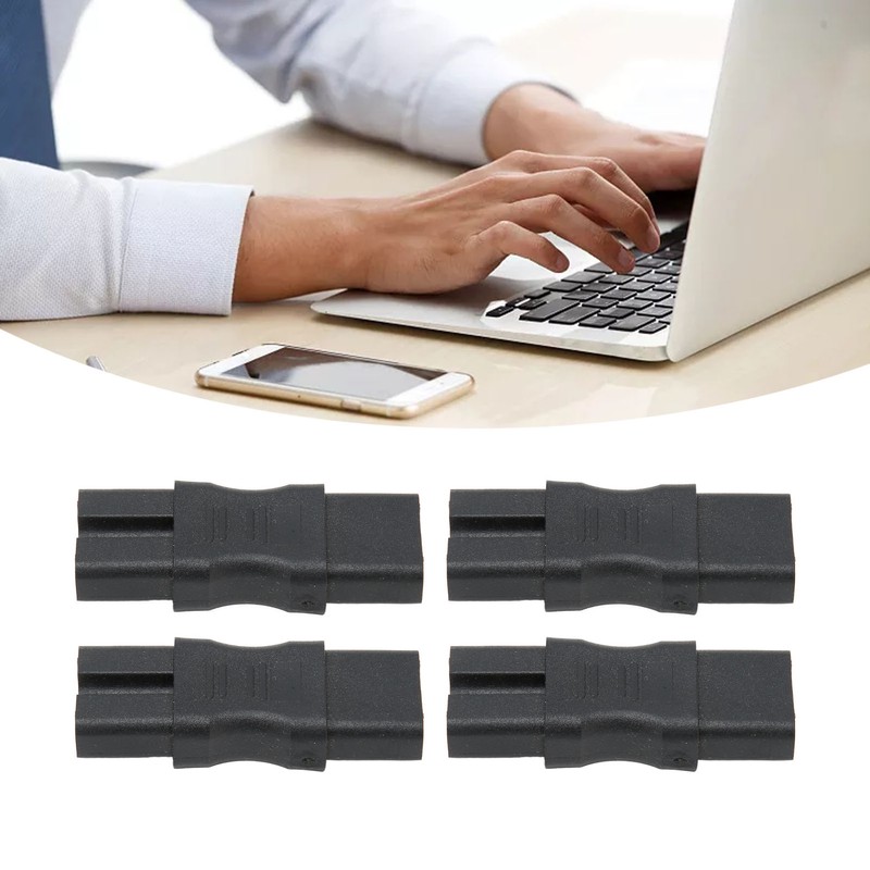 4pcs IEC320 C13 to IEC320 C15 Power Adapter Professional Standard