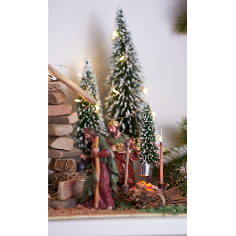 VBS Miniature Campfire with LED Approx. 8 x 8 x