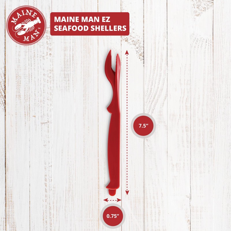 Maine Man EZ Seafood Shellers, Set of 8