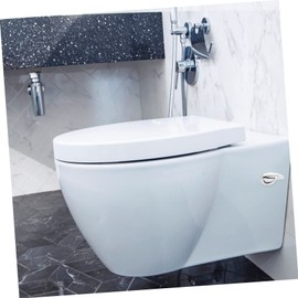 Operitacx 1 Stück Spülschlüssel Handhaben Tank Spülen Toilettengriff Hebel Teile Der Toilettenspülung Universeller Wc-griff Für Die Frontmontage Bündiger Griff Zinklegierung Silber