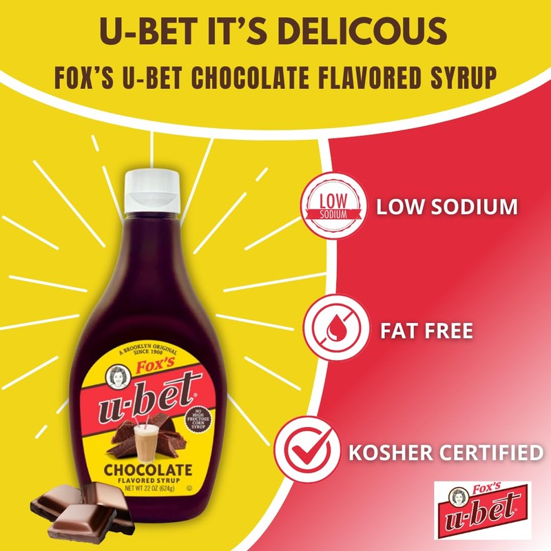 Fox's u-bet 22-Oz. Original Chocolate Syrup