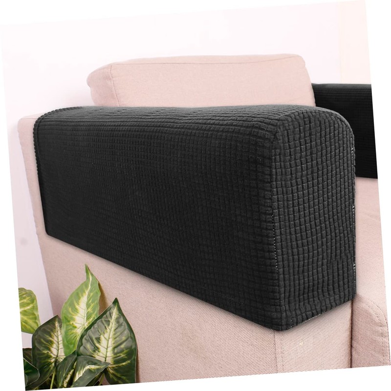 GRIRIW 2pcs Sofa Armrest Cover Couch Headrest Protectors Elastic Living