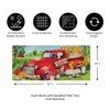 Evergreen Sassafras Switch Mat - Red Flower Truck, Interchangeable Outdoor