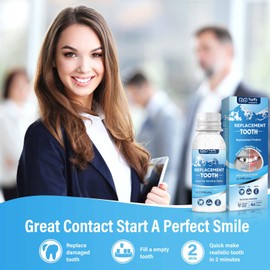 Moldable Tooth Filling Repair Kit, Tooth Repair Kit for Men and Women, Make You Smile Confident Again, 30ml