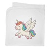 Azeeda 'Rainbow Unicorn' Cotton Baby Blanket/Shawl (BY00044475)