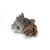 Hi-Line Gift Grey Wolf Cubs Hiding Under Log Statue