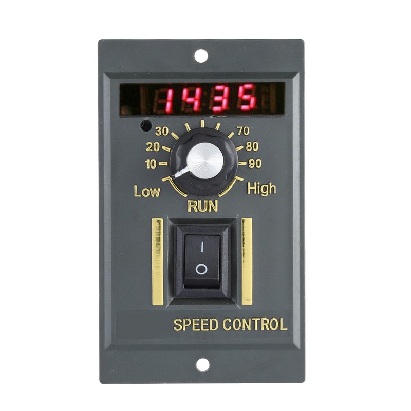 AC 220V 50Hz 15-400W Digital Adjustable Stepless Motor Speed Controller
