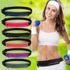 Weforu Slim Running Belt Fanny Pack, Waist Reflective Pouch Belt