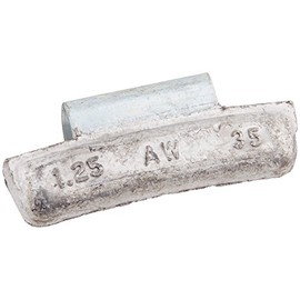 PERFECT EQUIPMENT Wheel Weight,AW SRS Unctd,1.25 Oz,PK50