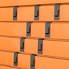 20 Pack Slatwall Utility Notch Hook Commercial Metal Display Hook