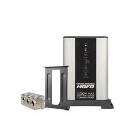 Power Acoustik Class D 2 Channel Amplifier – 2000 Watt Subwoofer Amplifier for Car Audio, Compact and Stylish Car Amplifier with Variable Bass Boost and Signal Protection