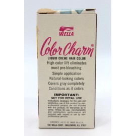 Wella Color Charm Set of 2 Vintage Color Charm Liquid Creme Hair Color 892 Light Bright Red -NOS