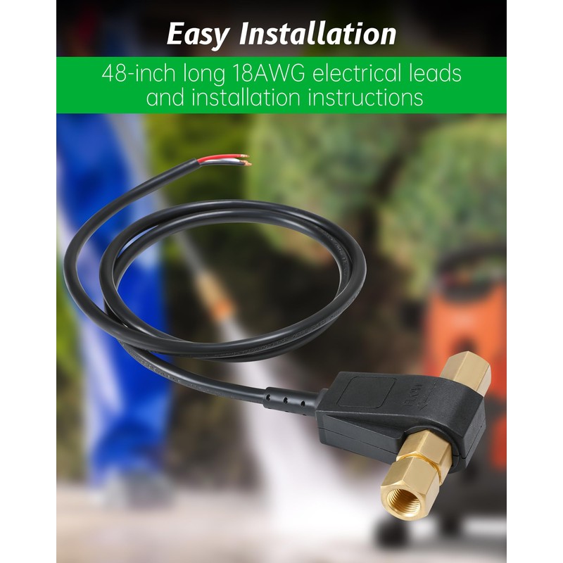 100975 Flow Switch for Pressure Washer, Flow Switch Fit for