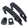 MOTOKU Pair Front Exterior Door Handles Black for Ford Transit-350