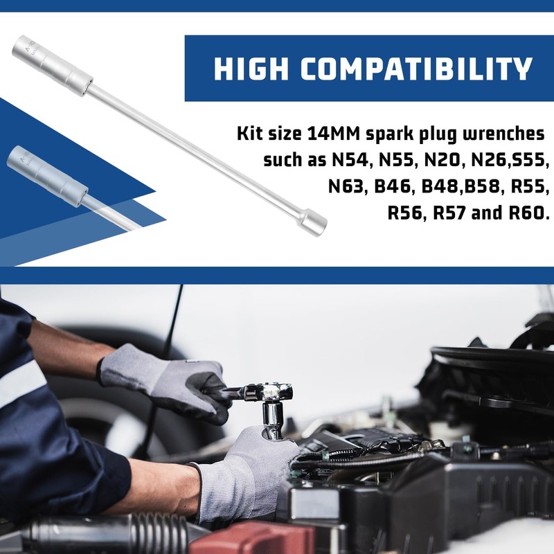 TUZHE Spark Plug Wrench 14 mm / 16 mm 1