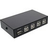 InLine® USB 2.0 Switch Manual USB-A Device to 4 Computers