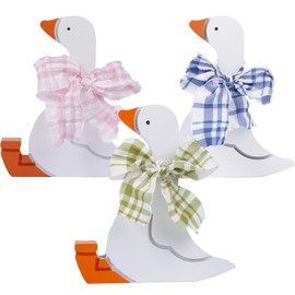 3 pcs Wooden One Silly Goose Table Decorations Silly Goose 1st Birthday Centerpieces for 1st Birthday Party Silly Goose Theme Party Decorations Baby Shower Photo Props