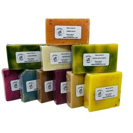 Artesian soap 10 assorted bars misc fragrances one soap of each, this item retails for 70 plus