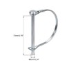 sourcing map Shaft Locking Pin - 6mm x 70mm Coupler