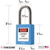 TAEGIQI 5 Blue Lockout Tagout Locks,Keyed Alike,OSHA Compliant Safety Locks(Blue,
