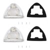 LEAVAN LED Clear Triangle Turn Signal Fit for Peterbilt 379