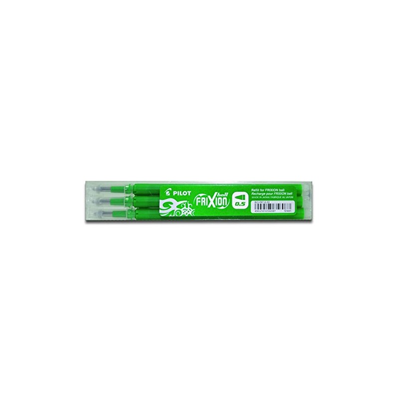 Pilot Frixion Erasable Rollerball Refill Green 0.5mm Tip