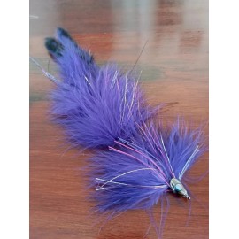 Unbranded  10"  Weedless Weighted Fly Articulated Pike Fly Peacock Bass Fly Muskie Flies