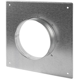 Duct Connector Flange - Ø 125mm / 5" Inch Ducting - Galvanized Steel - Straight or Flex Pipe Flange for Heating, Cooling, Air Ventilation Systems