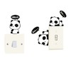 Wall Sticker, Power Switch Sticker, Cute, Panda, Wallpaper, Decoration, Interior,