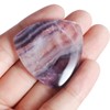 Artistone Artistone Rainbow Fluorite Thumb Worry Stone Chakra Healing Crystals