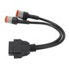 2 in 1 OBD Adapter Diagnostic Scanner 4Pin 6pin to