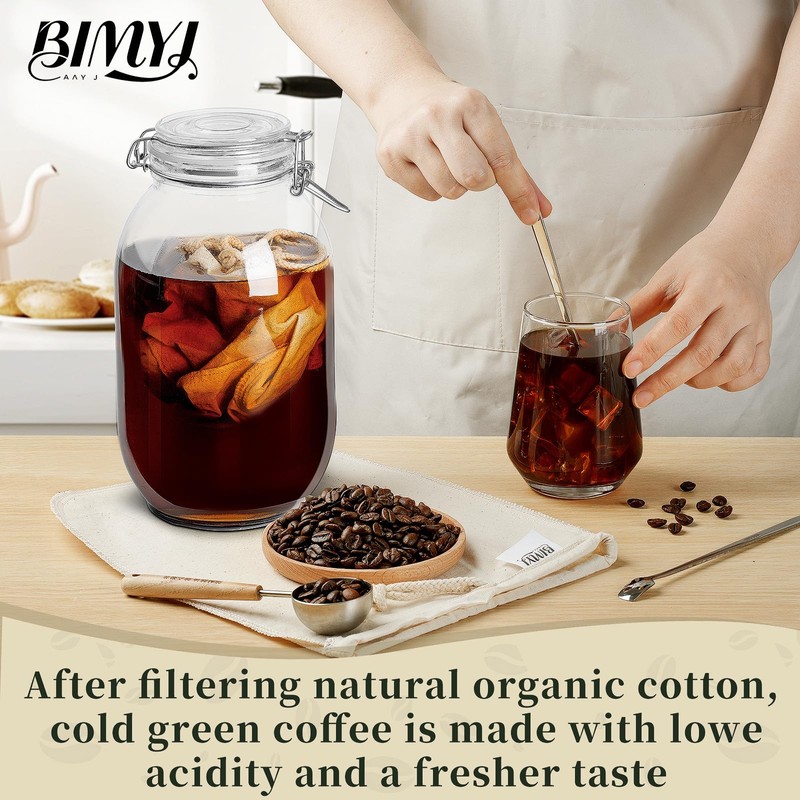 BIMYJ Reusable Cold Brew Bags & Cold Brew Coffee Bags