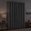 Eclipse Dutchess 100% Blackout Lined Grommet Curtains, Thermal Insulated Window