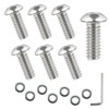 IVWFU 15PCS Windshield Bolts Batwing Inner Fairing Screws with Washers