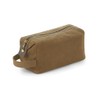 Canvas Toiletry Wash Bag - Camel