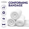 JFA Medical Conforming Bandage, Gauze Bandage Roll 5cm x 4m