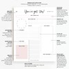 Boost Productivity with Undated Daily Planner - 50 Tear-Off Sheets