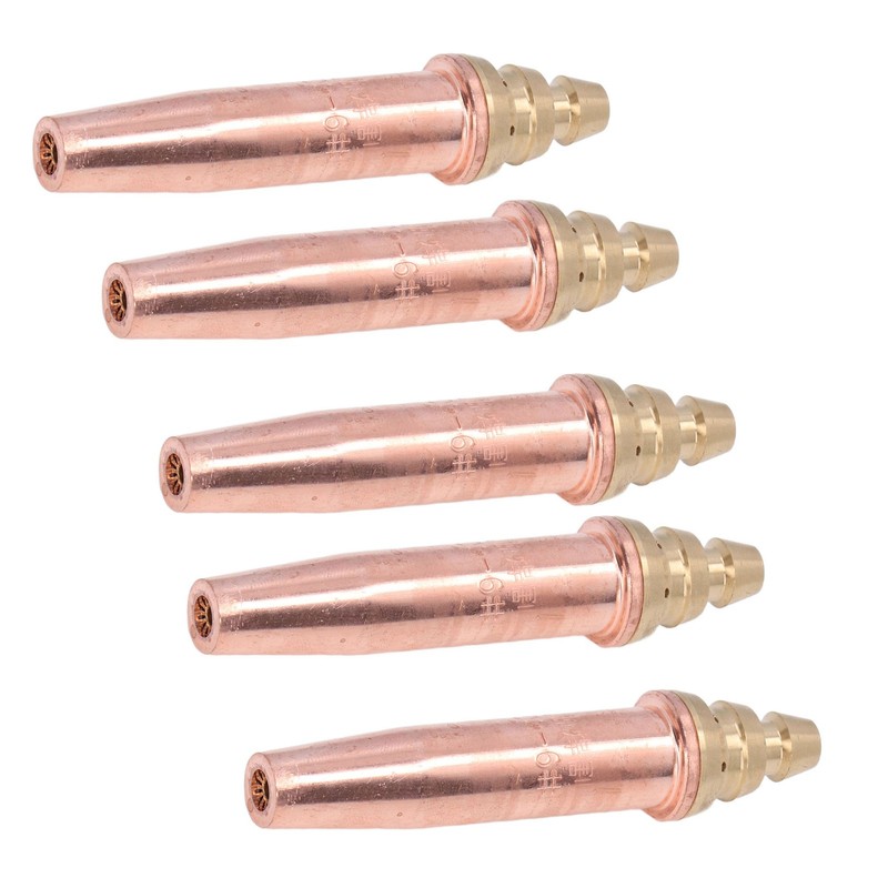 5PCS Cutting Tips Split Isobaric Propane Gas Welding Nozzles Machine
