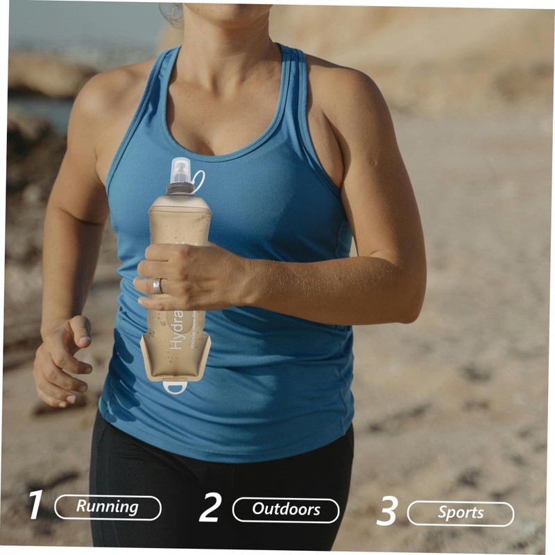 NOLITOY Lightweight Collapsible Tpu Soft Water Bottle for Runners Leakproof