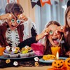 30pcs Halloween Cupcake Toppers Ghost Cupcakes Toppers Picks for Kids