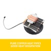 CPU Cooler 4 Copper Heat Pipes 3Pin Colorful Quiet Cooling