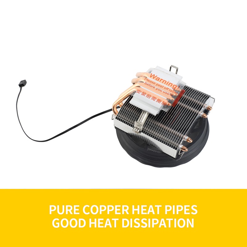 CPU Cooler 4 Copper Heat Pipes 3Pin Colorful Quiet Cooling