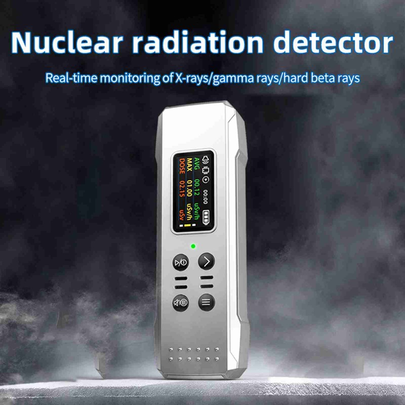 Portable Nuclear Radiation Detector Handheld Geiger Counter 0.96inch TFT Display