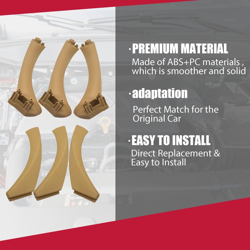 HiSport Inner Door Panel Handle and Door Pull Outer Trim