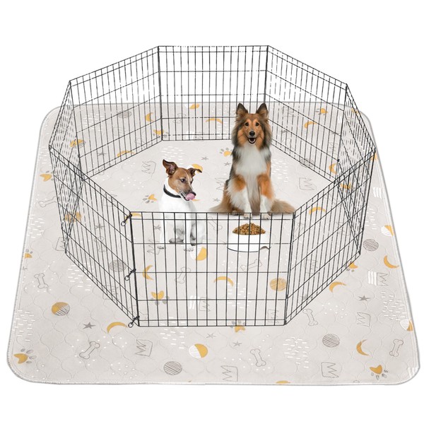 UPSKY Washable Pee Pads for Dogs 2 Pack 48"x 60"